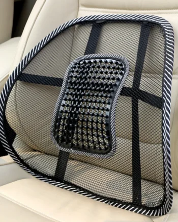 Ergonomic Car Seat Lumbar Support Cushion – Breathable Mesh Back Support